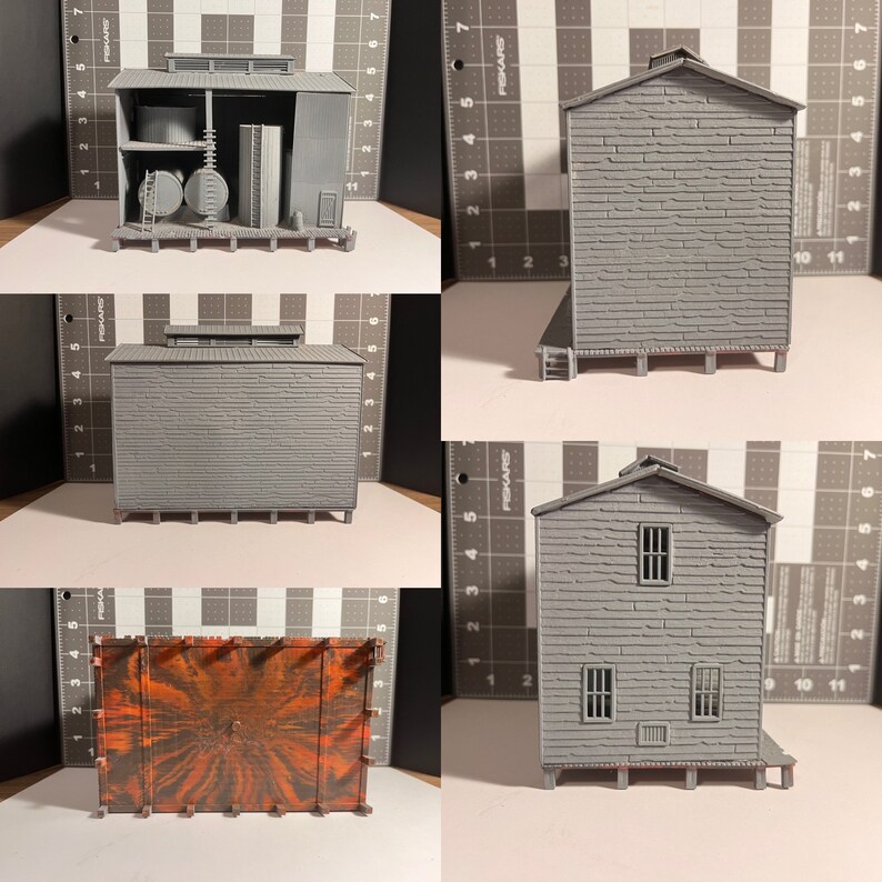 Vintage Scale Model Scenery Pieces Etsy