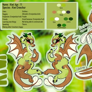 Character reference sheet