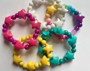 Pulsera de estrella con cuentas