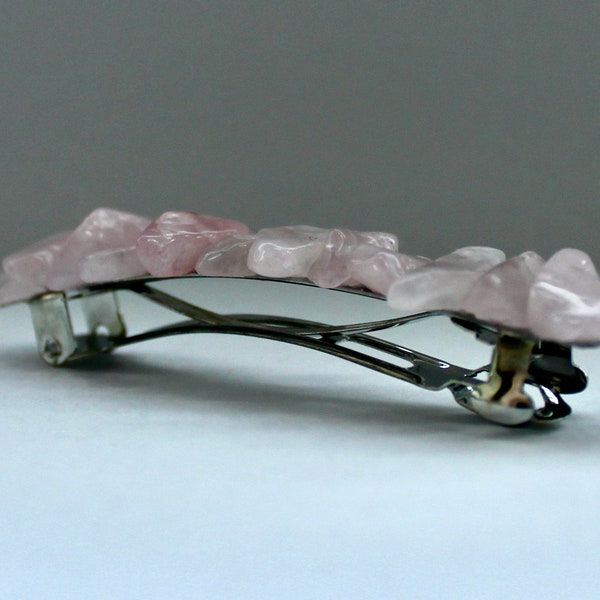 Barrette DOUCEUR quartz rose