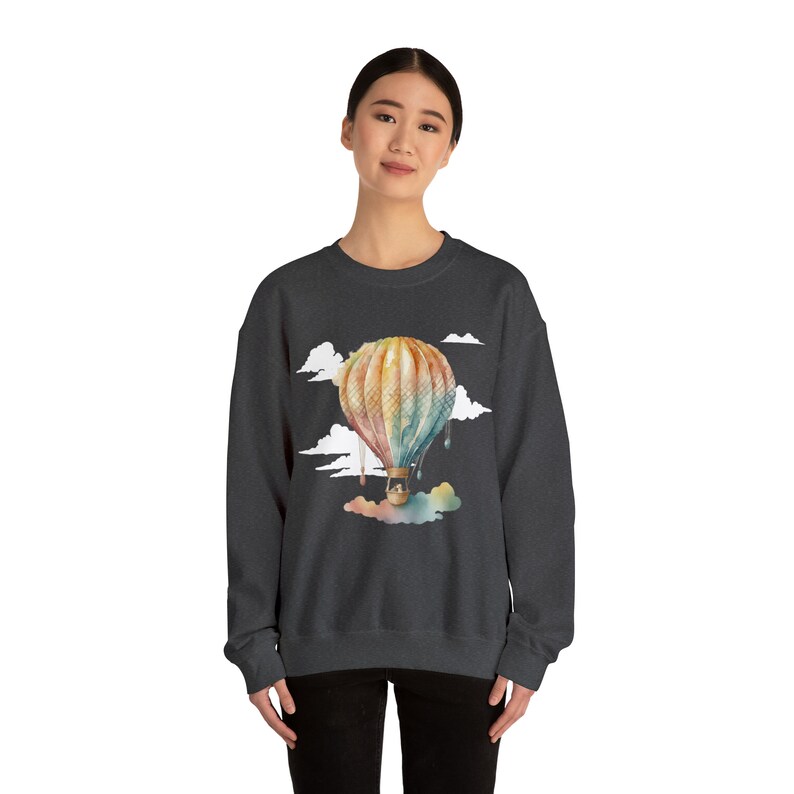 Sky Blue Balloon Fit Sweatshirt