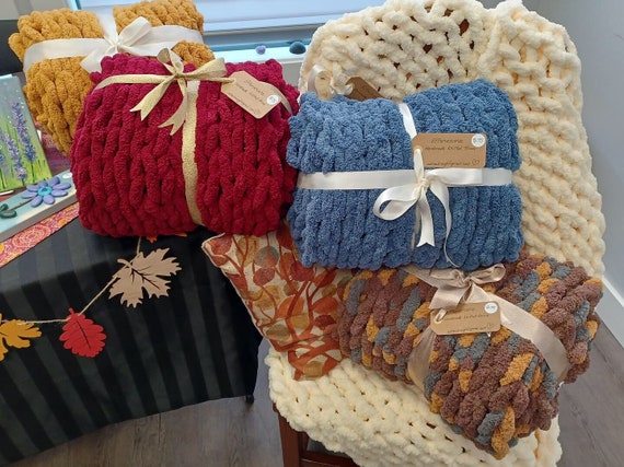 Chunky Knit Blanket