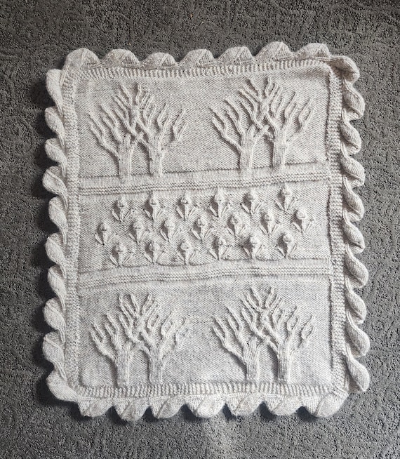 Tree of Life Baby Knitted Blanket Pattern - Detailed and Expanded