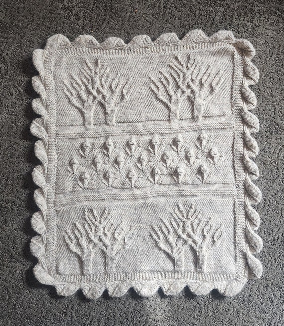 Tree of Life Baby Knitted Blanket Pattern - Detailed and Expanded