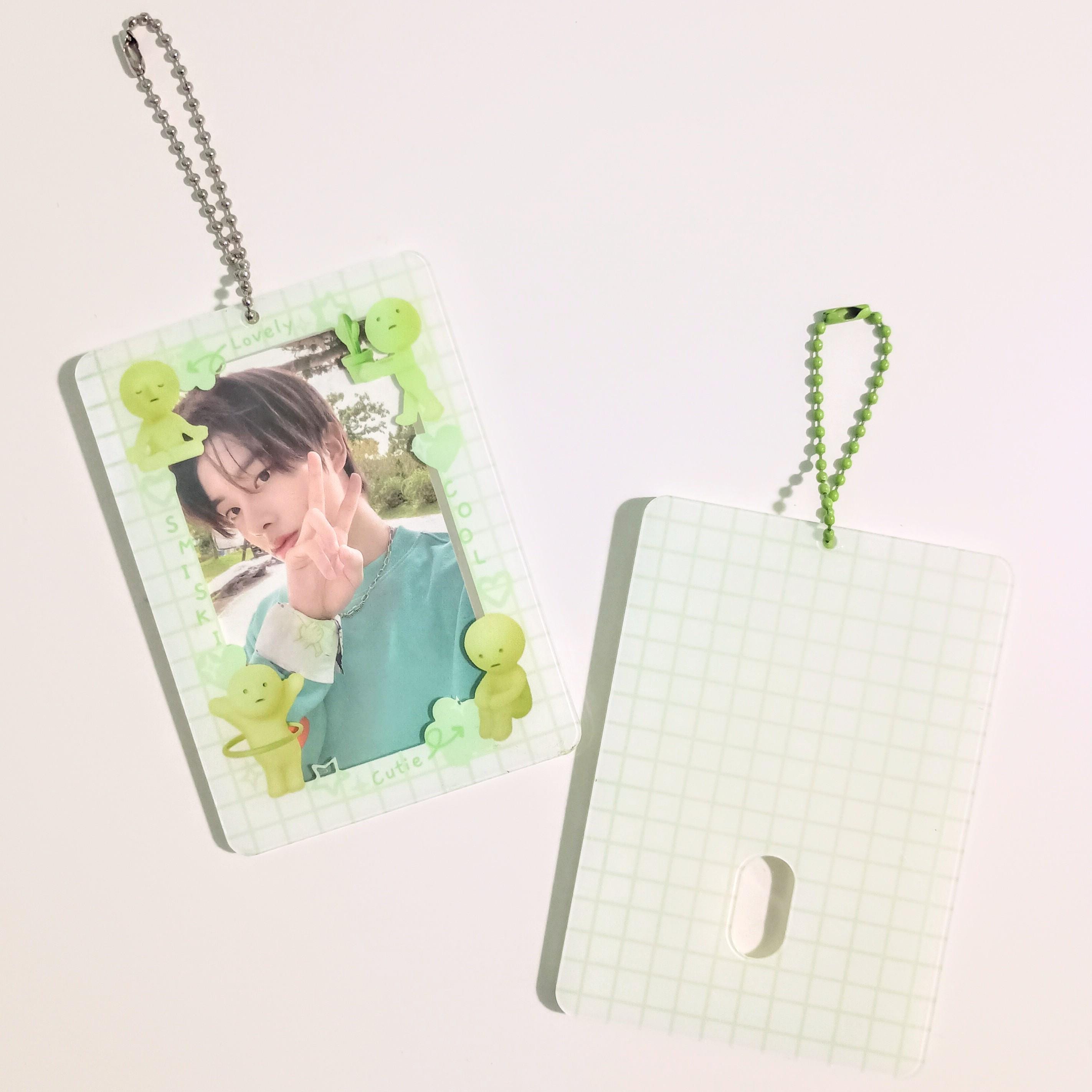 Cute Green Alien Acrylic Photocard Holder - Etsy