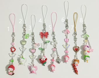 Cute Kitty Phone Charms