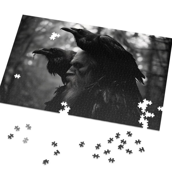 Raven Jigsaw Puzzle Etsy
