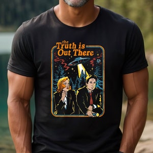 My X-Files, The truth is out there shirt, Scully and Mulder shirt, Xfiles Alien Tshirt, Alien Outerspace Shirt