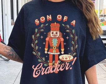 Sohn eines Nussknackers Shirt, Nussknacker Shirt, Tis the Season, Vintage Weihnachtsmann Shirt, Girly Weihnachten, Merry Xmas, Weihnachtsstimmung, Santa