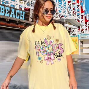 Oh for Peeps Sake Shirt, Christian Easter Shirt, Easter Shirt, Easter Peeps shirt,Easter Family Shirt,Bunny Shirt,Easter Shirt for Women