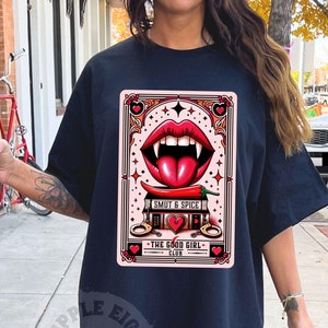 Camiseta de la carta del tarot de la buena chica, carta del tarot de la bruja, carta del tarot de la lectora, humor de la buena chica, carta del tarot de lectura basura, camiseta de la carta del tarot, tarot