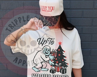 Abominable Snowman, Up to Snow Good, Yeti Sweatshirt, Christmas Yeti, Christmas Sweatshirt, Snowman, Yeit Monster Tshirt, Cute Yeti Shirt