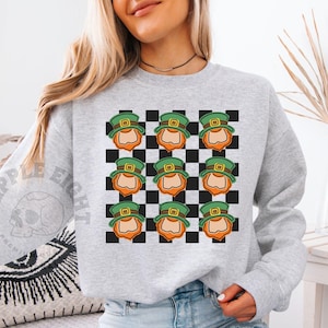 Lucky Charm Sweatshirt, Lucky Sweatshirt, St Patricks Day Shirt, St Pattys Day Sweatshirt, So Luckin Bougie, Lucky Leprechaun Sweatshirt