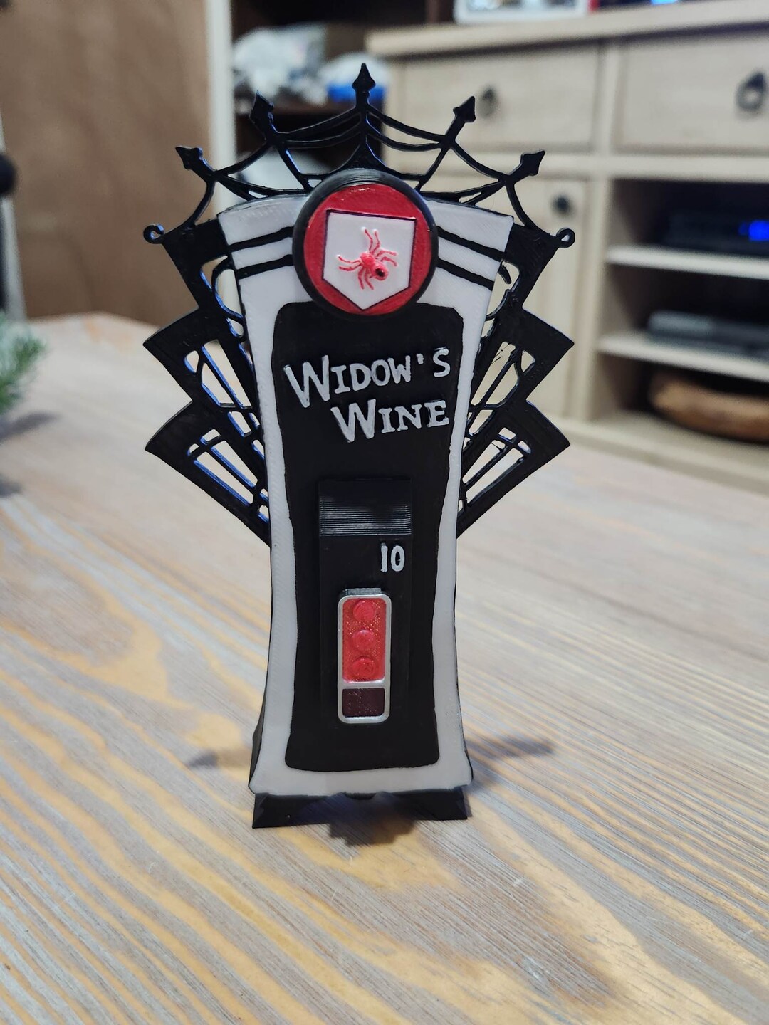 Zombies Inspired Widow's Wine Perk Machine 3D Painted Game Etsy