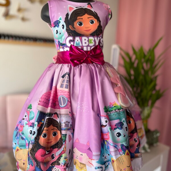 Vestido de casa de muñecas de Gabby