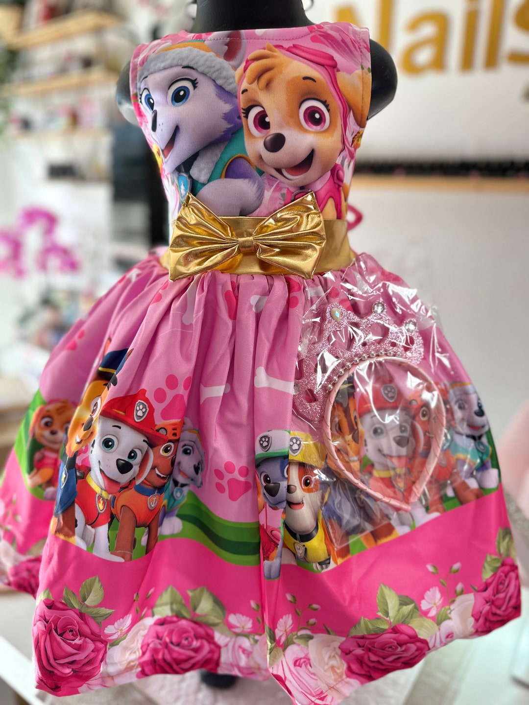 paw patrol dress  Kennedi's Closet Skye and Rocky in his fire truck Paw Patrol Dress imagikids Baby