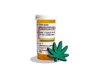Weed Pill Shoe Charm PVC