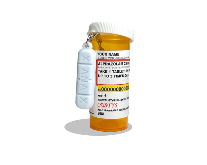 Jonathan Adler Prescription Xanax Pillow Etsy