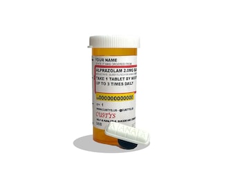 XANAX Pill Shoe Charm PVC