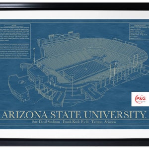 Arizona State University-Sun Devil Stadium-Wall Art-Print [Digital]