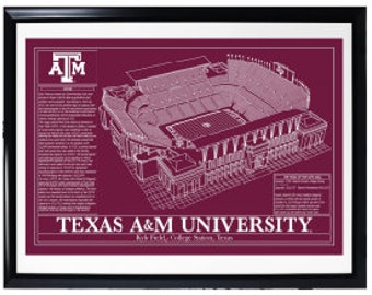 Texas A&M University-Kyle Field-Wall Art-Print [Digital]