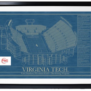 Virginia Tech University-Lane Stadium-Wall Art-Print [Digital]