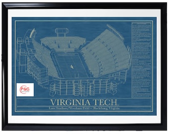 Virginia Tech University-Lane Stadium-Wall Art-Print [Digital]