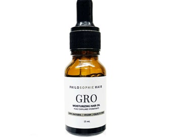PhiloSophie Hair GRO - Huile pour la pousse des cheveux - Pousse des cheveux - Sérum pour la pousse des cheveux - Alopécie - Pousse rapide des cheveux - Huile pour la pousse des bords