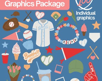 Baseball Romance Graphics Bundle