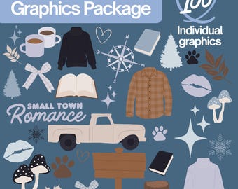 Small Town Romance (Fall/Winter) Graphics Bundle