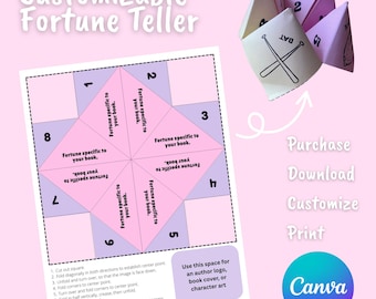 Customizable Fortune Teller, Basic Template