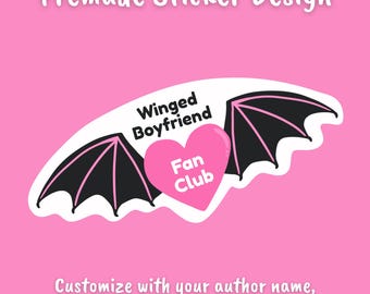 Pre-made Sticker Design, Wings