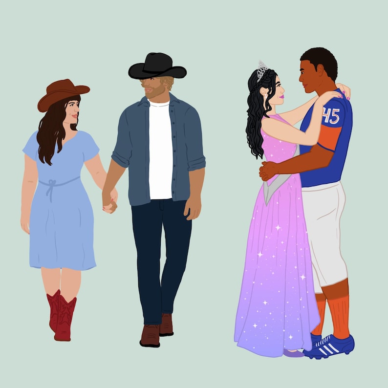 Custom Illustrated Character Art for Authors image 4