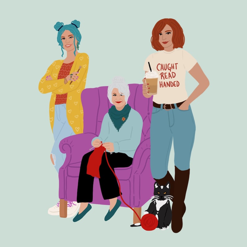 Custom Illustrated Character Art for Authors image 3