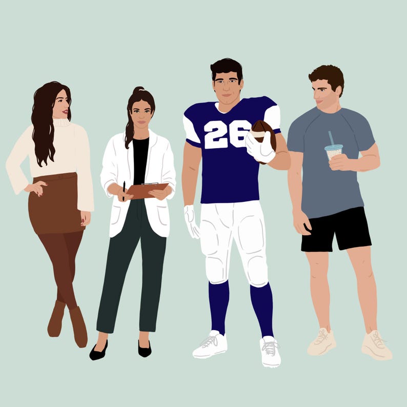 Custom Illustrated Character Art for Authors image 10