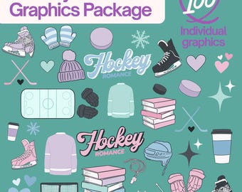 Hockey Romance Graphics Bundle