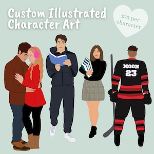 Custom Illustrated Character Art for Authors