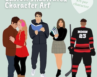 Custom Illustrated Character Art for Authors