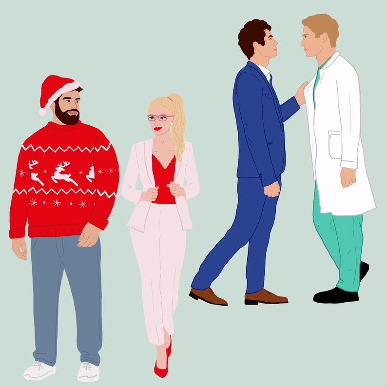 Custom Illustrated Character Art for Authors image 9