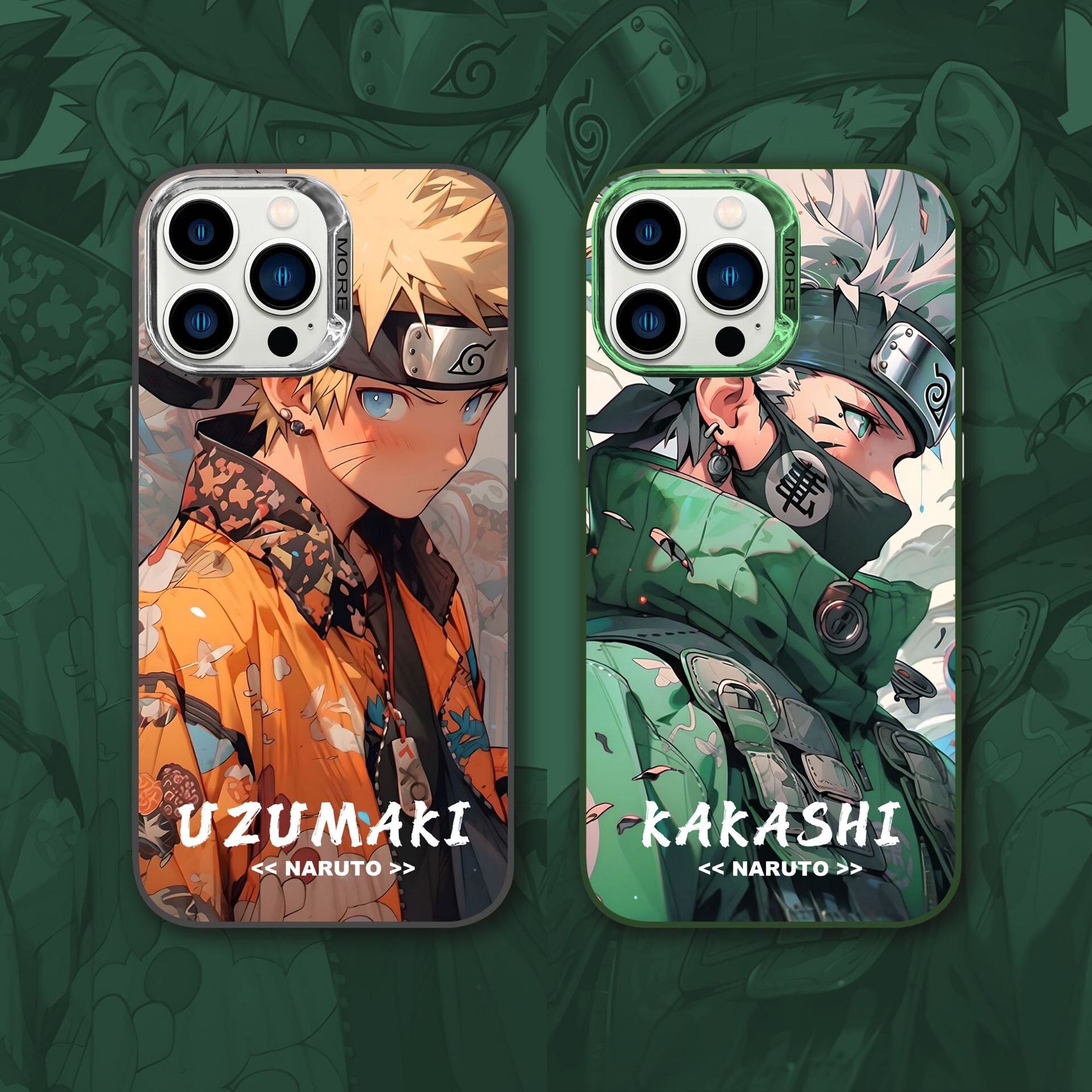 NARUTO KAKASHI BAPE SUPREME iPhone 14 Pro Max Case Cover