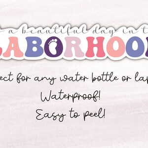 Laborhood Nurse Sticker - Waterproof OBGYN Decal - Etsy