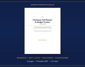Kerstcadeauplanner & budgettracker — MEGA-editie