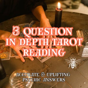 Same Day Tarot Psychic Reading 2 Questions, Clairvoyant Reading, Intuitive Reading,Guidance, Predictions