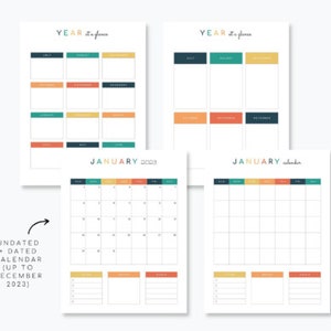 Homeschool Planner Academic study Calendar Teacher Student image 5