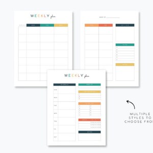 Homeschool Planner Academic study Calendar Teacher Student image 6