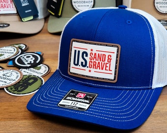 Custom 3D Patch Hat | Custom Logo Trucker Hat | PLA Patch Hat | Plastic Color Patch Hat | Full Color Patches | Richardson 112 Hat