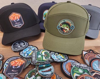 Custom Leather Patch Hat: Personalized Company Logo Hydro Sport Cap