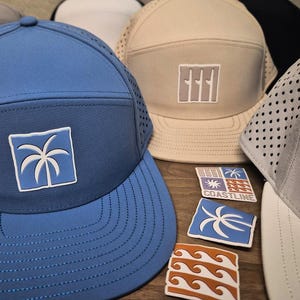 Custom Logo Sport Hat, 3D Silicone Patch Hat, Personalized Performance Snapback, Full Color Custom Cap, Branded Team Business Hat