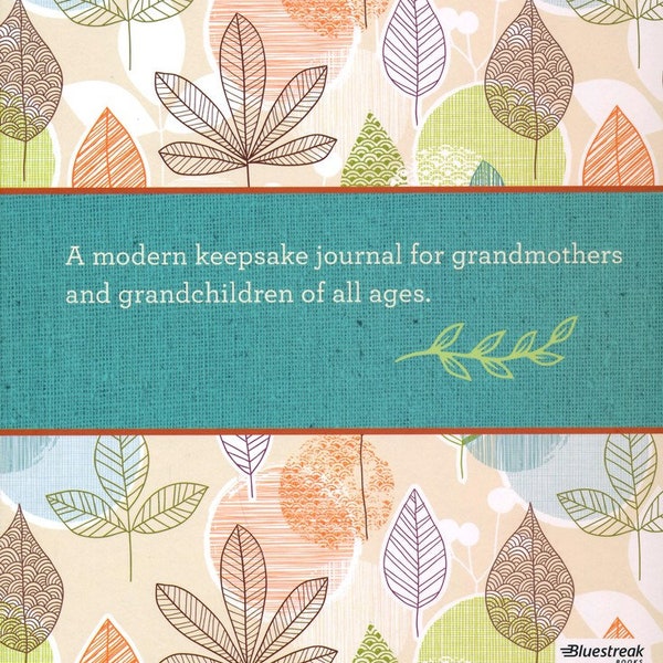 Gift for Grandma-Grandmother's Journal: Memories and Keepsakes for My Grandchild