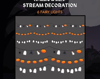 Halloween Lights Stream Decoration